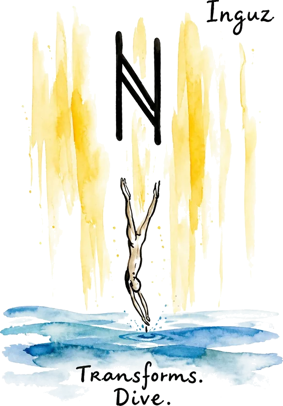 Hagalaz rune being