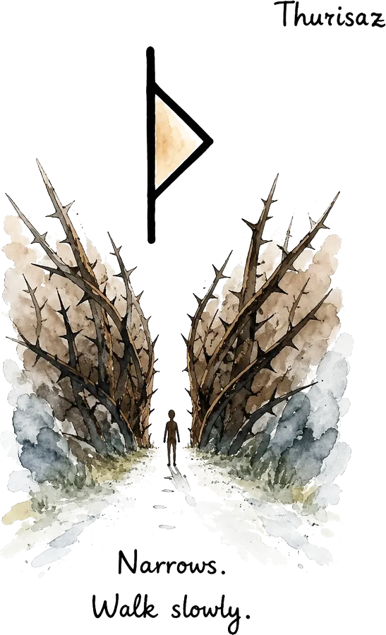 Thurisaz rune being