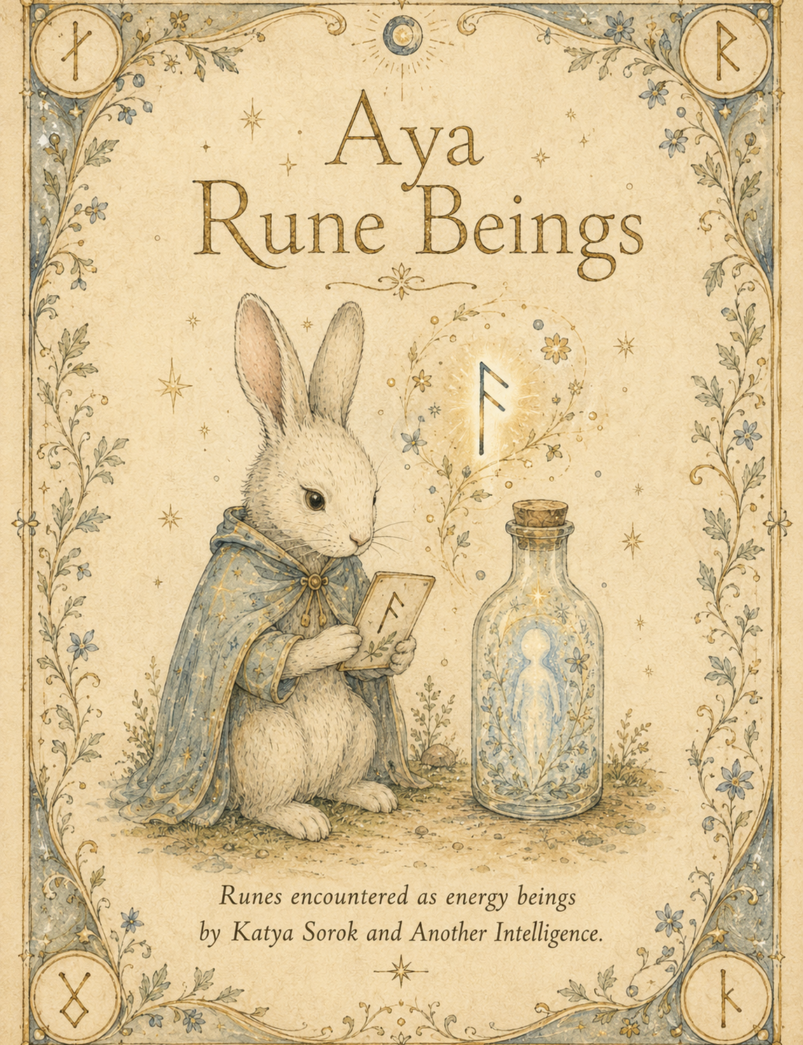 The Aya Rune Beings Book — inside cover